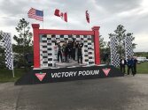 JT Coupal, Race Car Driver at Vicotry Podium